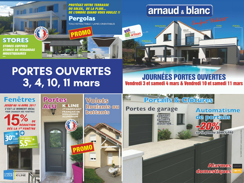 Portes ouvertes le 3, 4, 10 et 11 mars Arnaud et Blanc