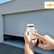 Ouverture porte garage avec télécommande Somfy