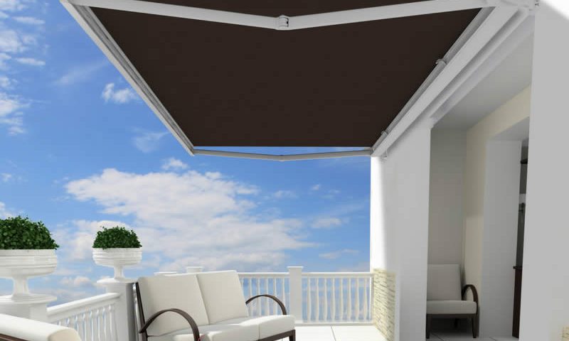 Srore designa marron pour terrasse Arnaud et Blanc