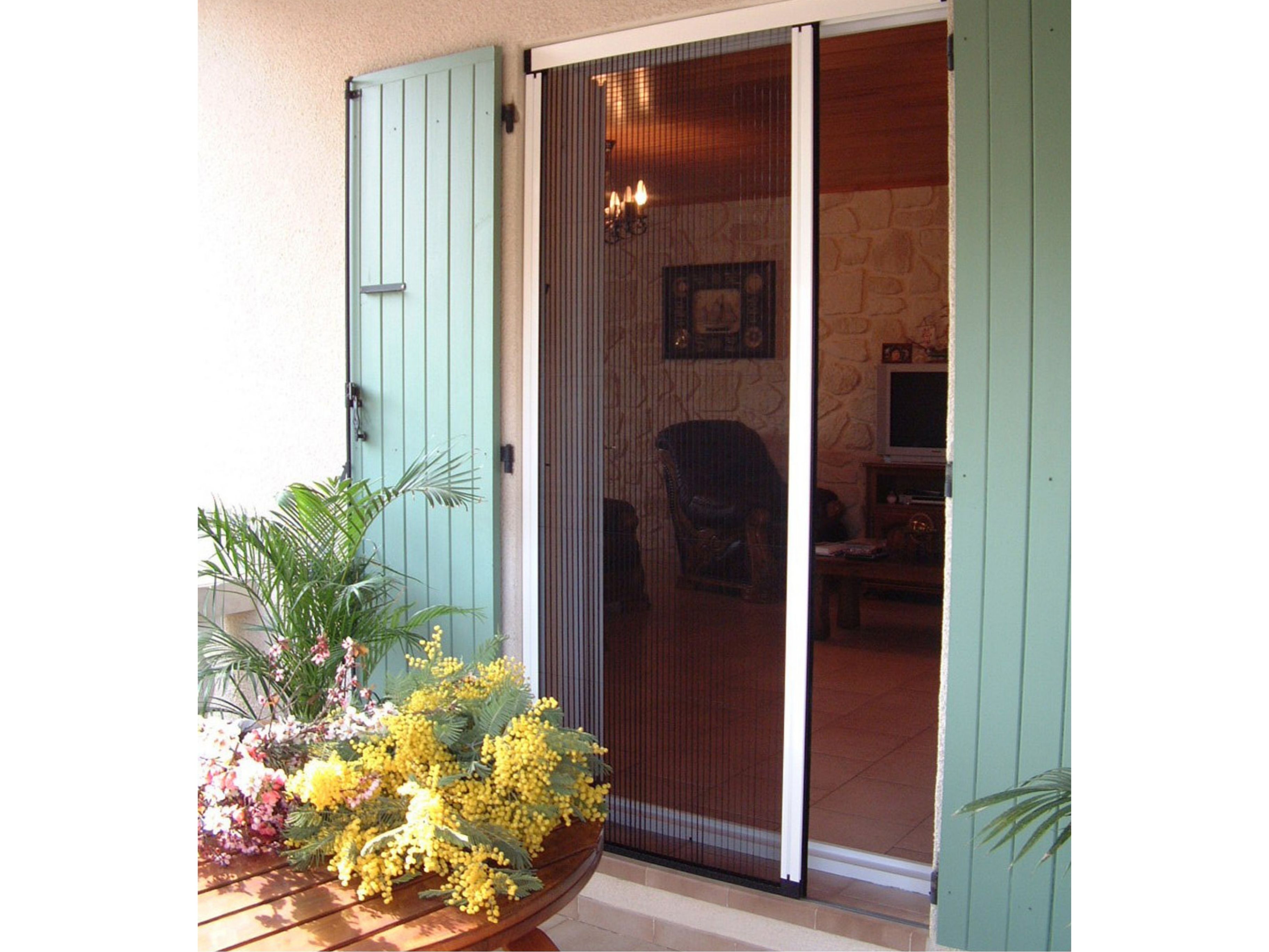 arnaud et blanc moustiquaire plissée