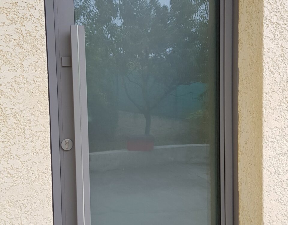 Rénovation de porte d'entrée vitrée à Saint Marcellin en Isère